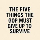 The Five Habits Killing the Republican Party