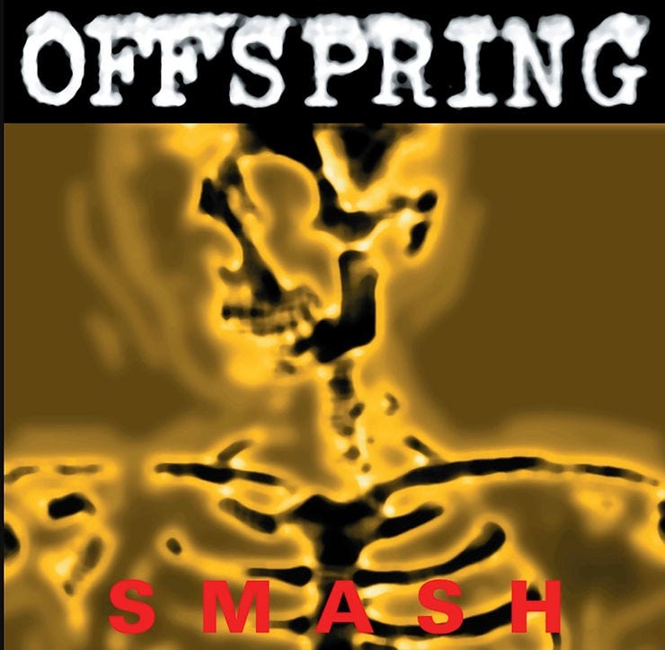 The Offspring’s Smash on record label Epitaph’s website The Offspring’s Smash on record label Epitaph’s website