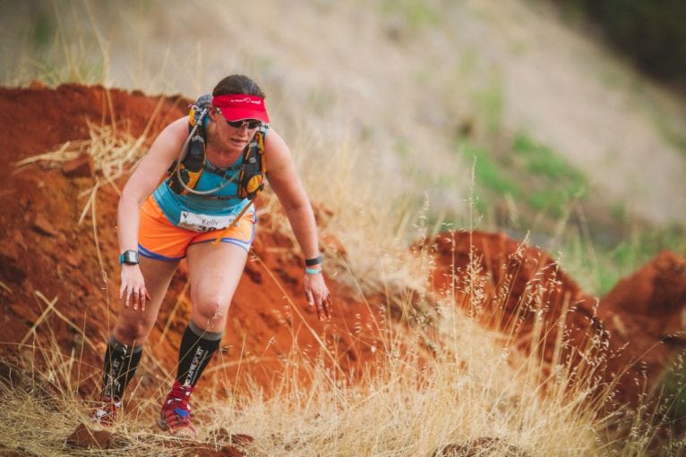 Clambering up The Three Steps