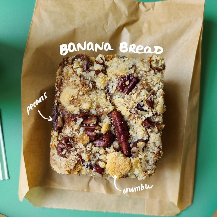 Sorella Coffee Wheatberry Bakeshop Banana Bread