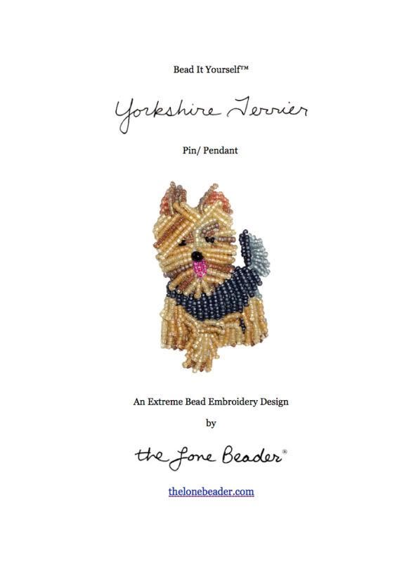 yorkie yorkshire terrier bead embroidery tutorial beading pattern for sale etsy yorkie yorkshire terrier bead embroidery tutorial beading pattern for sale etsy