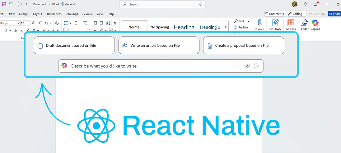 MS Office uses React Native MS Office uses React Native