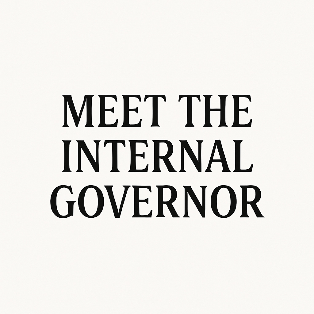 Meet the Internal Governor