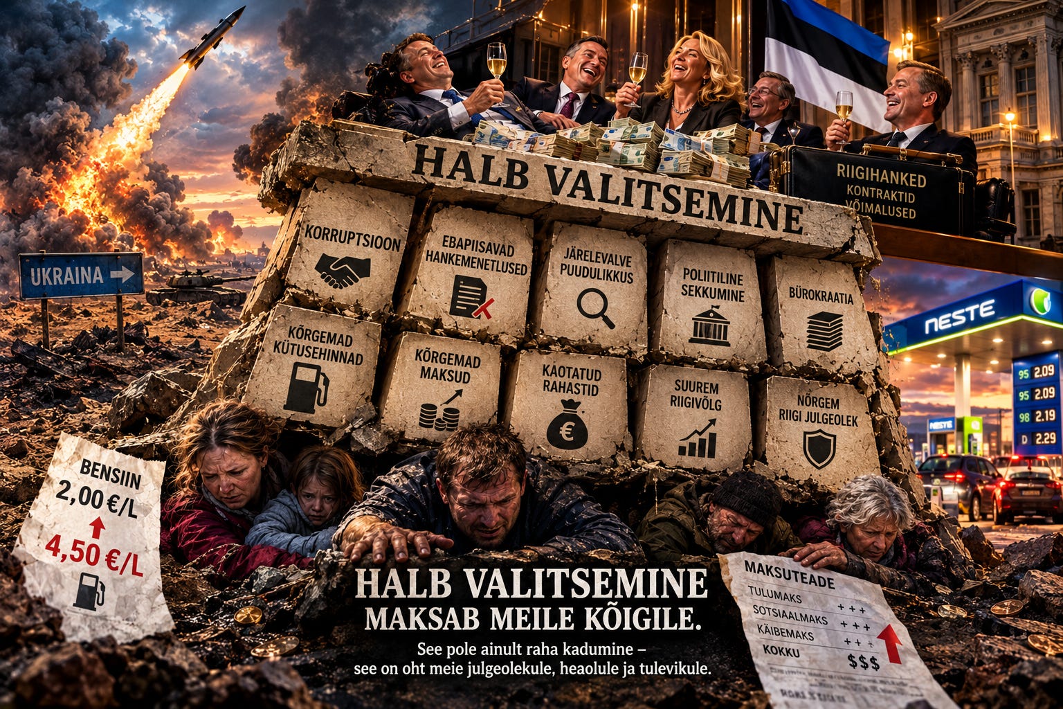 Halva valitsemise hind: kui ametnikud ebaõnnestuvad, maksavad maksumaksjad