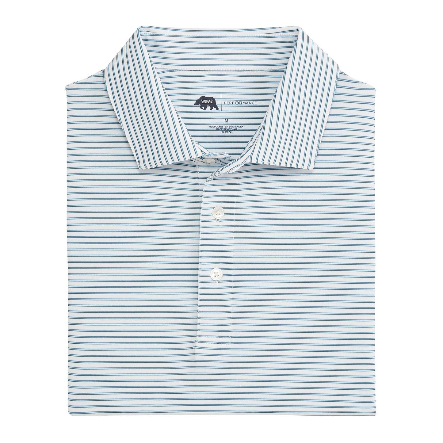 Scout Stripe Performance Polo - Lake Scout Stripe Performance Polo - Lake