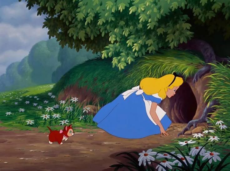 This may contain: the princess and the frog from disney's animated movie, sleeping in the woods