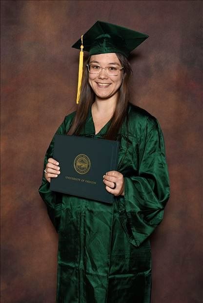 the author at her college graduation the author at her college graduation