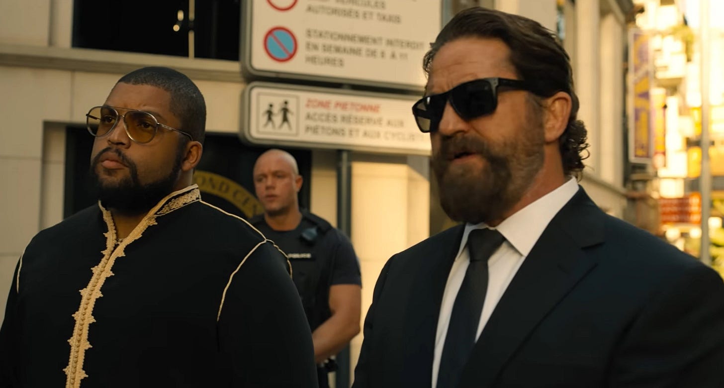DEN OF THIEVES 2: PANTERA, from left: O'Shea Jackson Jr., Gerard Butler, 2024.  © Lionsgate Films /Courtesy Everett Collection