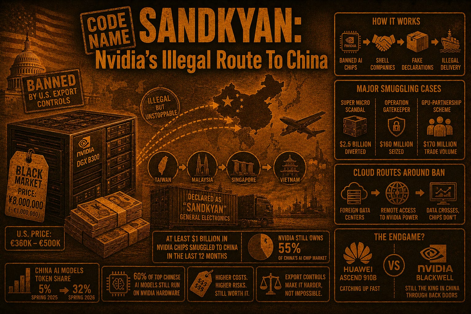世界一点物写真　SCANDAL No.65 Code Name SANDKYAN: Nvidia's Illegal Route To China