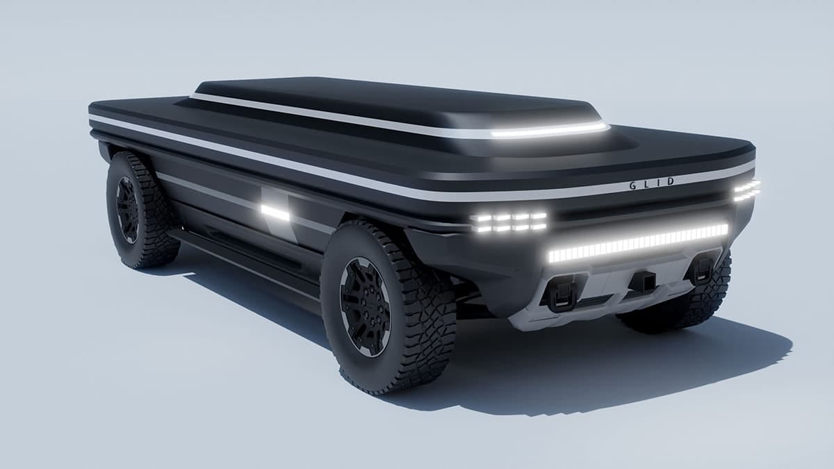 Glid says its software stack will enable its road-to-rail vehicles to operate autonomously on the road, and be controlled remotely once they're on rails Glid says its software stack will enable its road-to-rail vehicles to operate autonomously on the road, and be controlled remotely once they're on rails