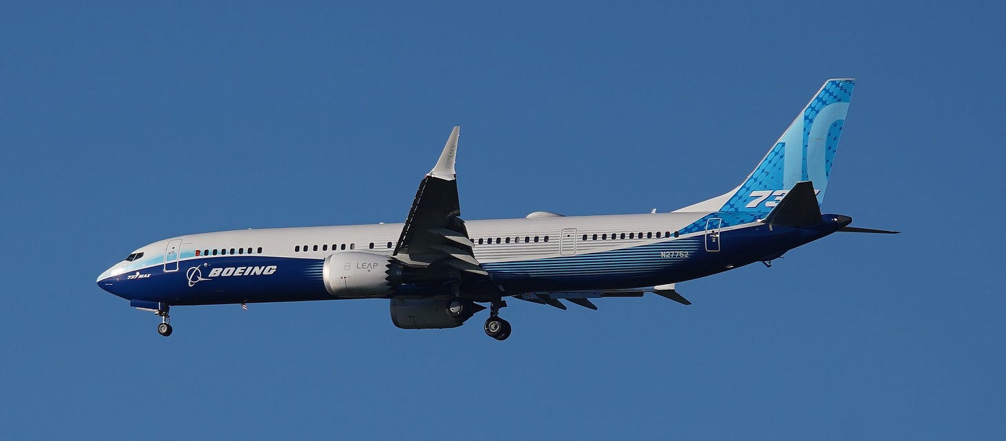 Boeing 737 MAX 10 demonstrator