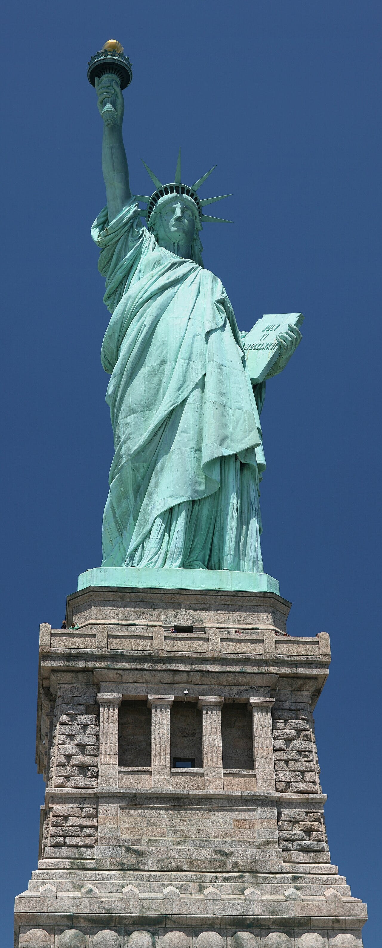 Statue of Liberty frontal view