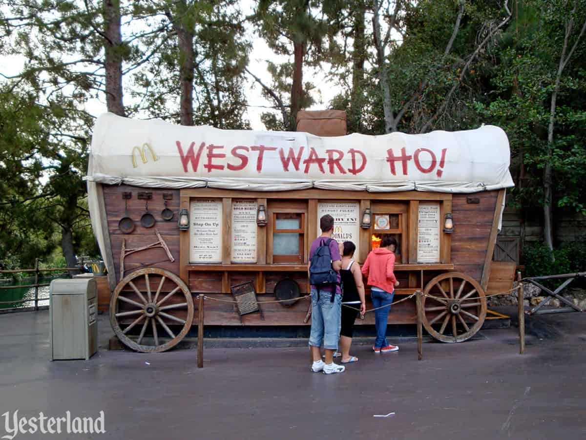 Frontierland McDonald's Fry Cart in Disneyland