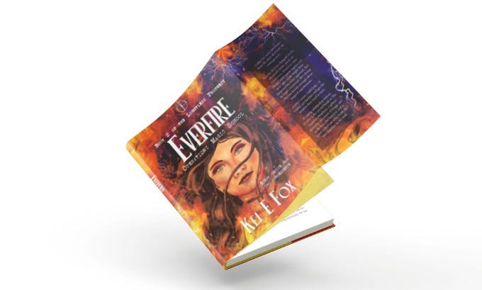Everfire hardcover mockup