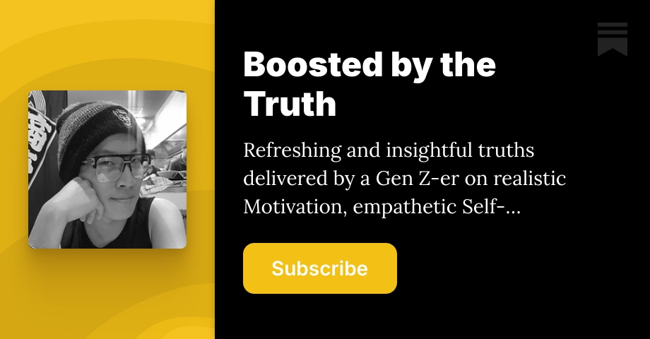 Boosted by the Truth | Lucas Hawthorne | Substack