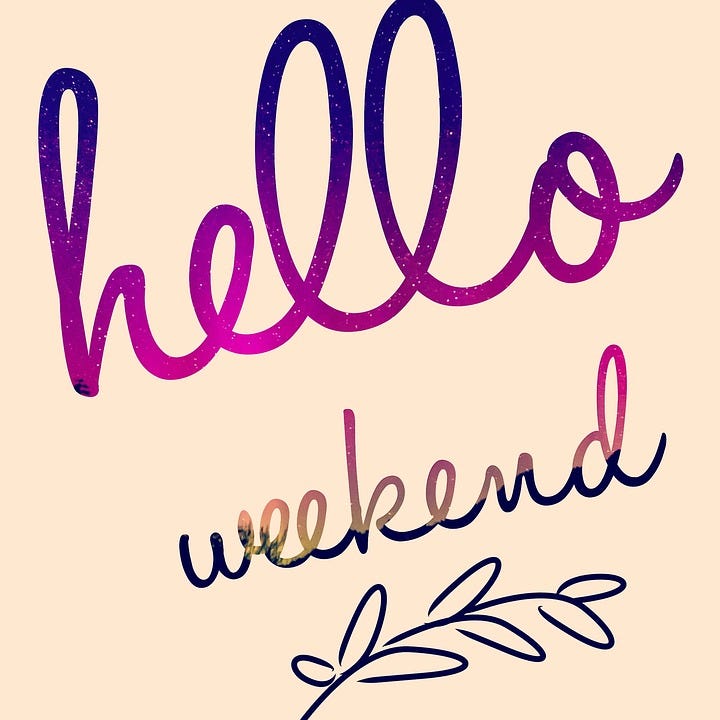 Free illustrations of Weekend