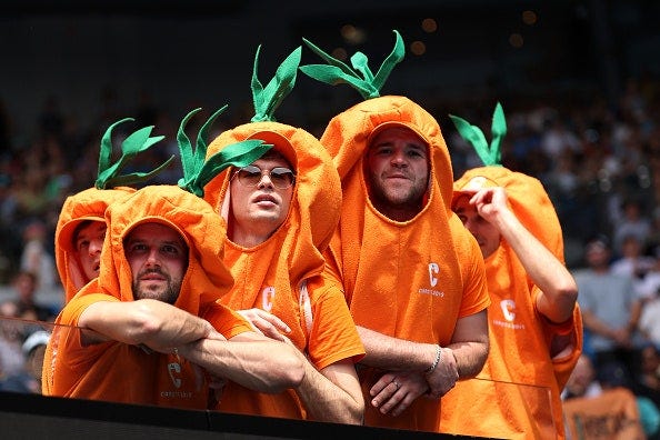 Jannik Sinner's Superfans, The Carota Boys, Take Australia | Vogue