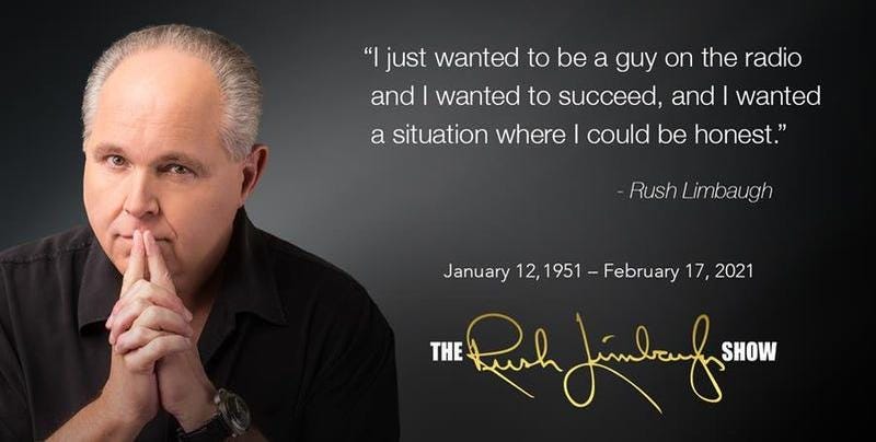 Image result for rush limbaugh christian testimony