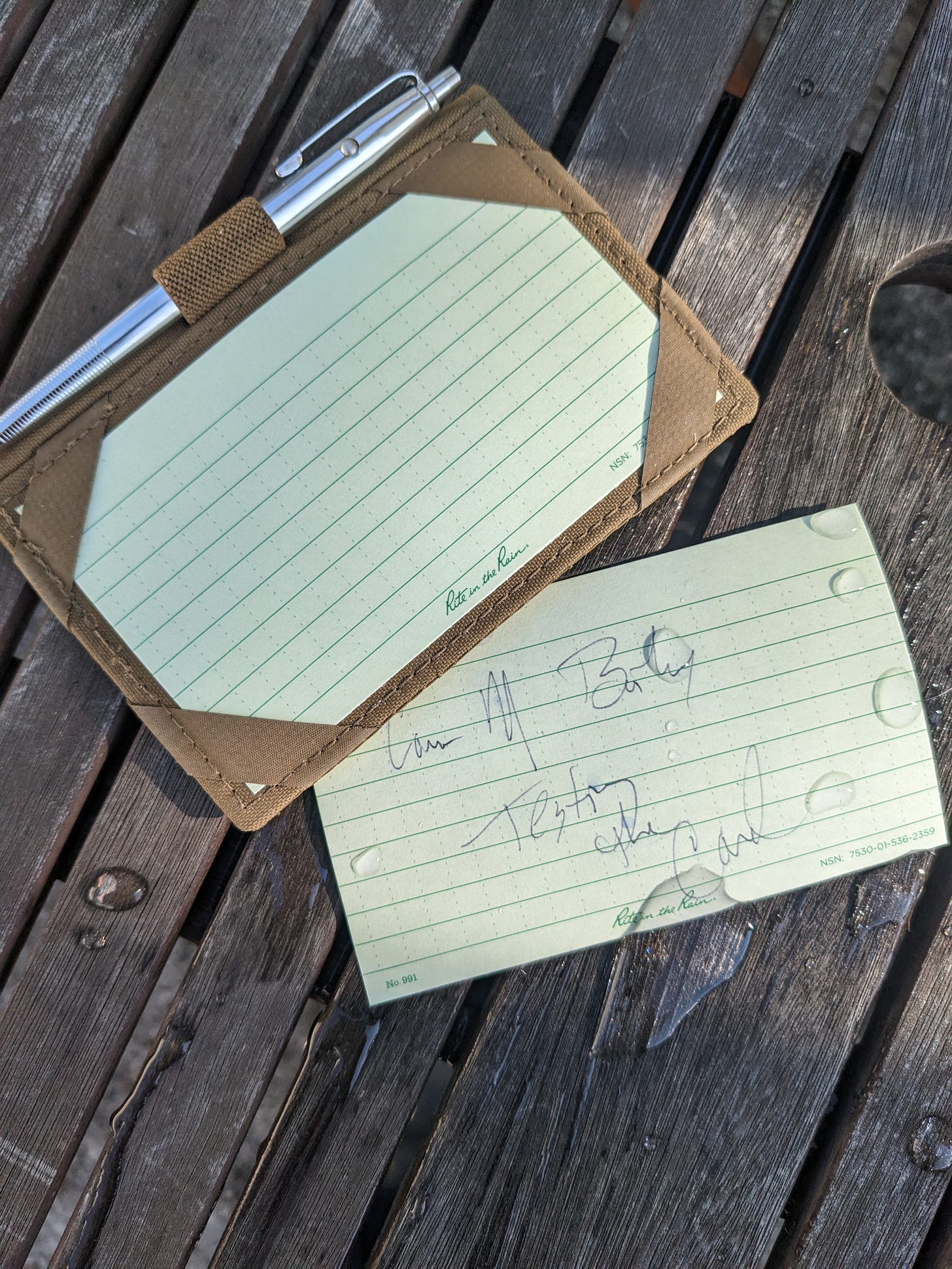 Rite In The Rain Index Card Wallet Rite In The Rain Index Card Wallet