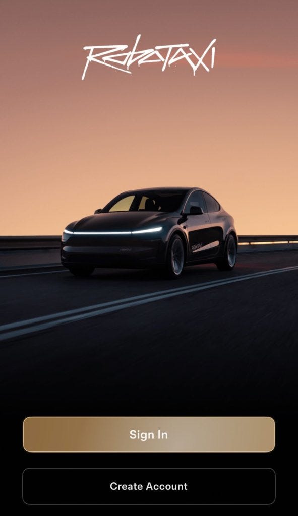 First Look at Tesla's Robotaxi App: features, design, and more