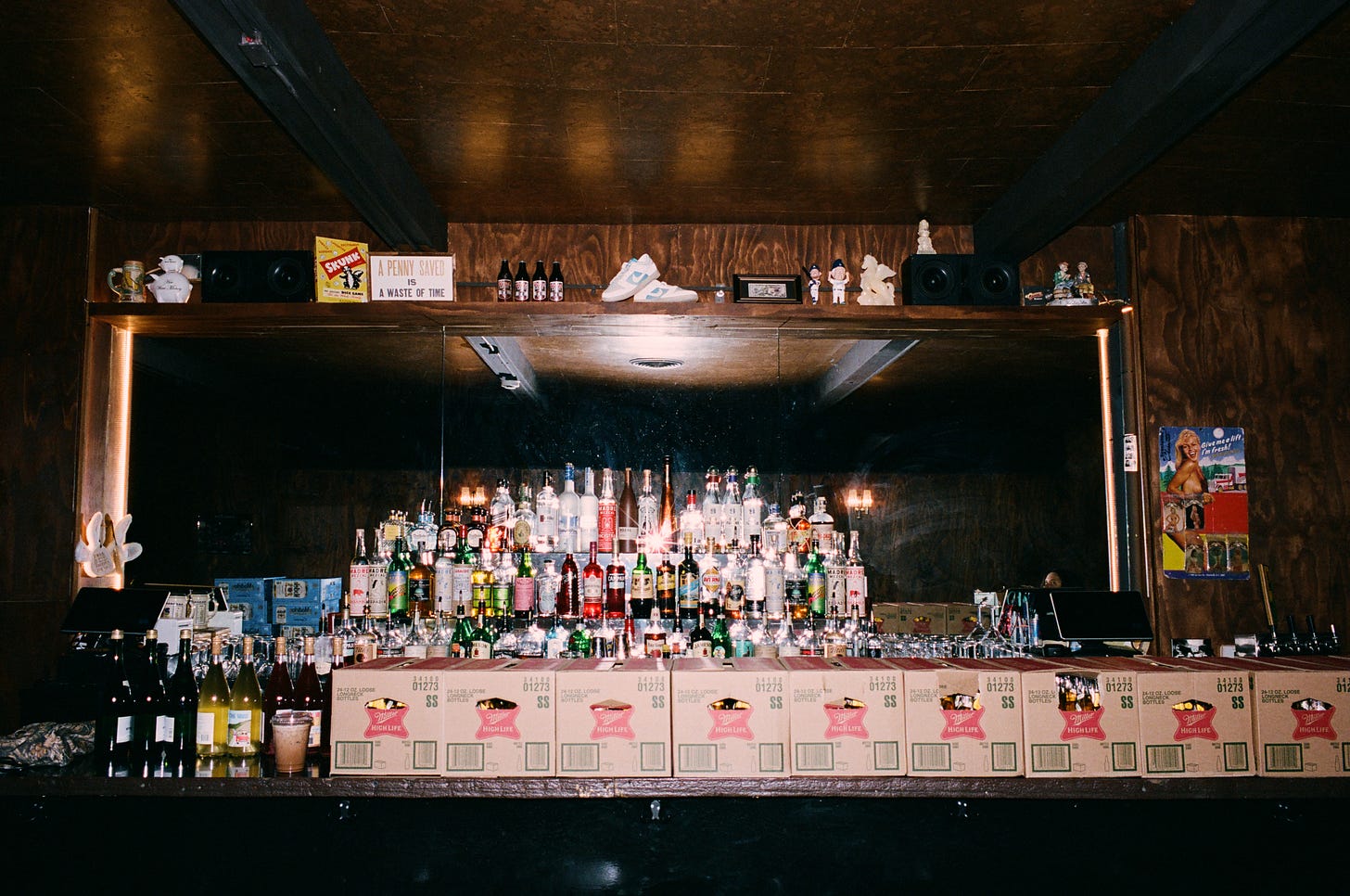 The bar