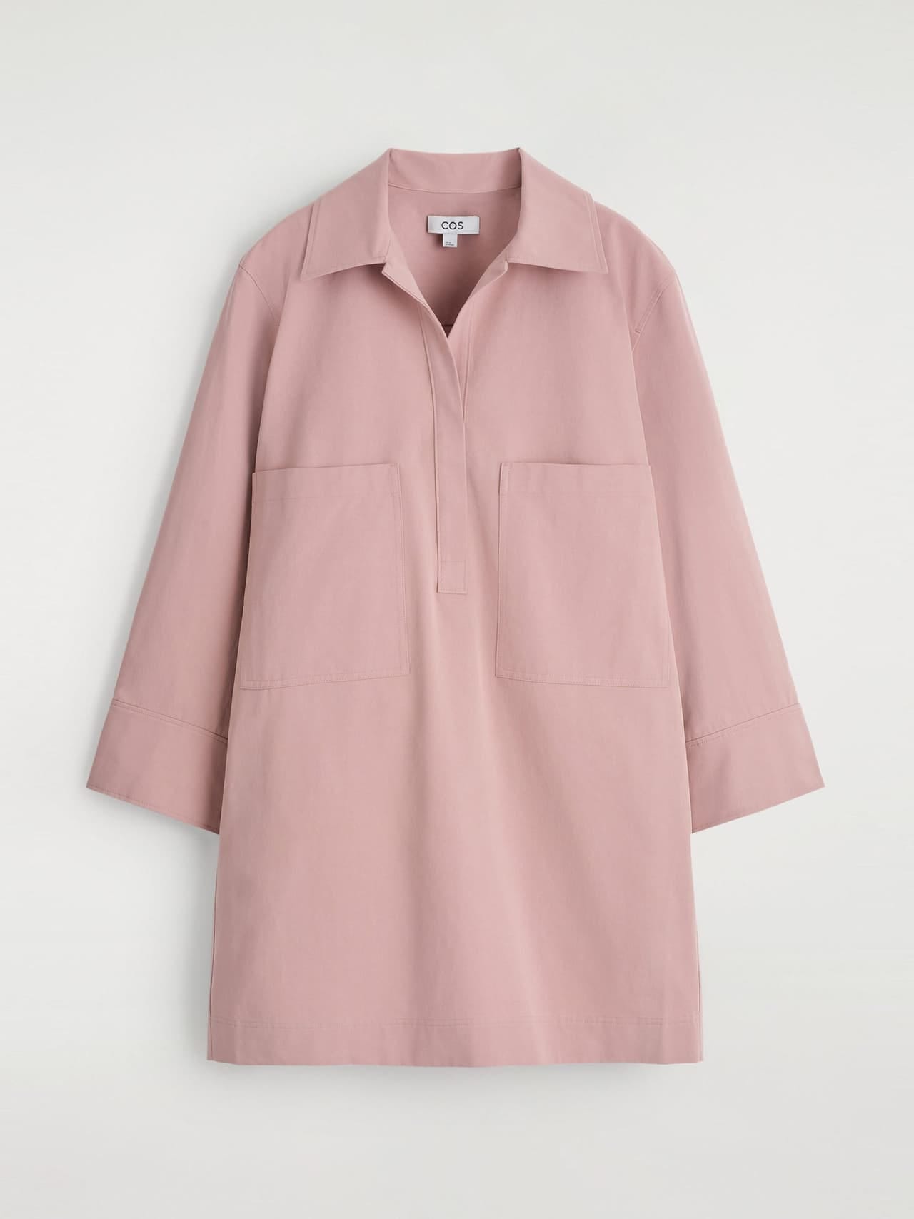 Utility mini shirt dress