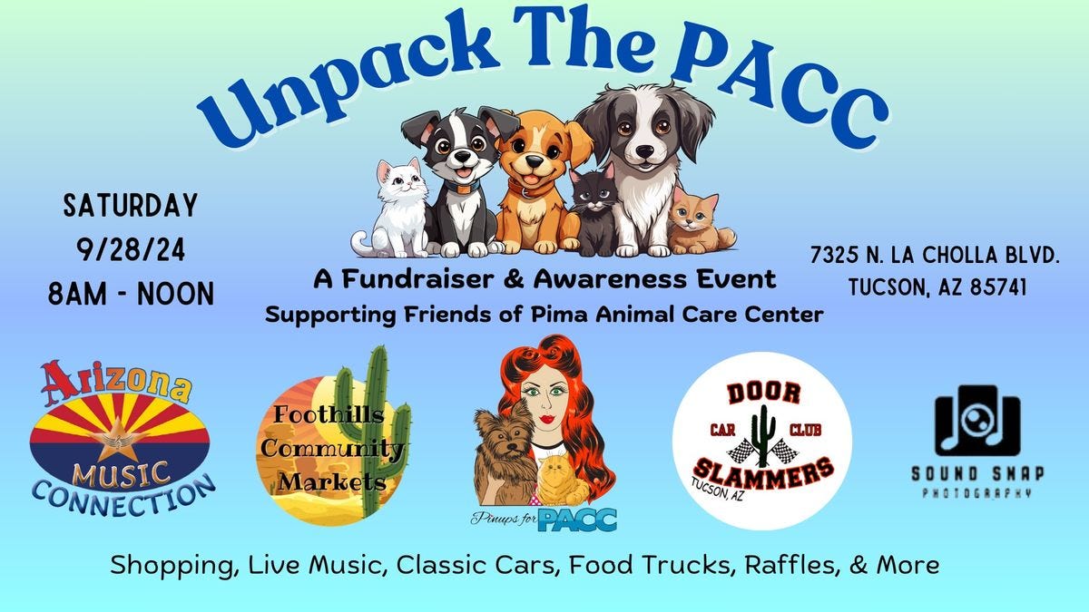 UnPack The PACC!!! , 7325 N. La Cholla Blvd., Tucson, AZ, United States,  Arizona 85741, 28 September 2024 | AllEvents.in
