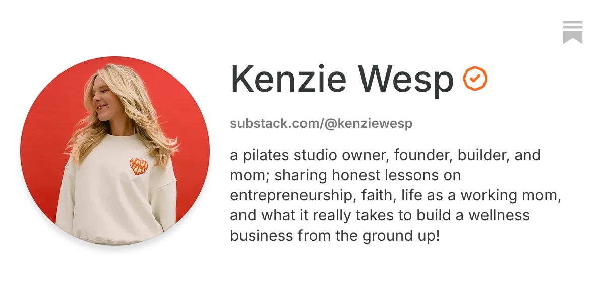 Kenzie Wesp | Substack