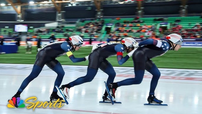 U.S. men end 14-year drought with gold in team pursuit at Speed Skating  Worlds | NBC Sports