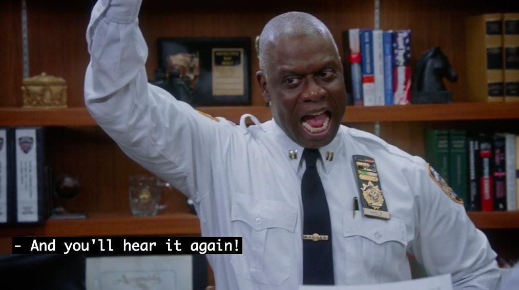 Bolu Babalola is genuinely on leave 🍯&🌶 on X: "Captain Holt is actually  my dad https://t.co/5PwYEYqW8n" / X