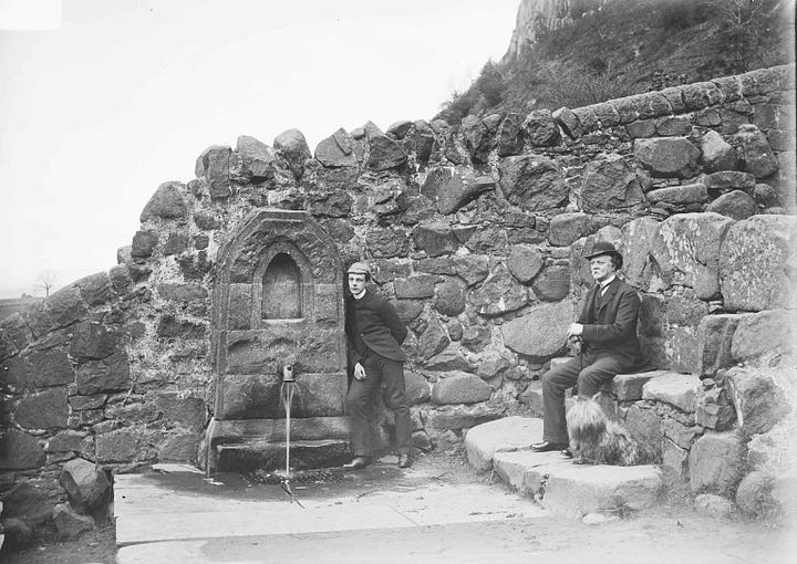Carved turnips and holy wells in Scotland