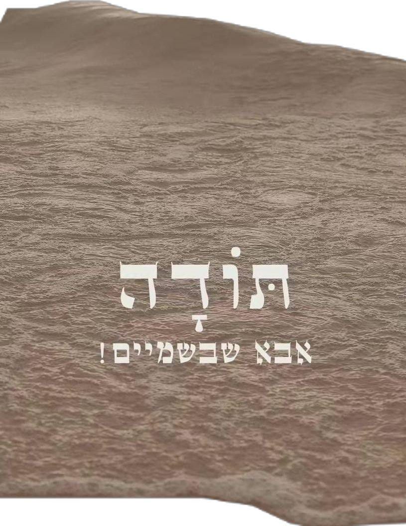 May be an image of ‎the Western Wall and ‎text that says '‎תודה אבא שבשמיים!‎'‎‎
