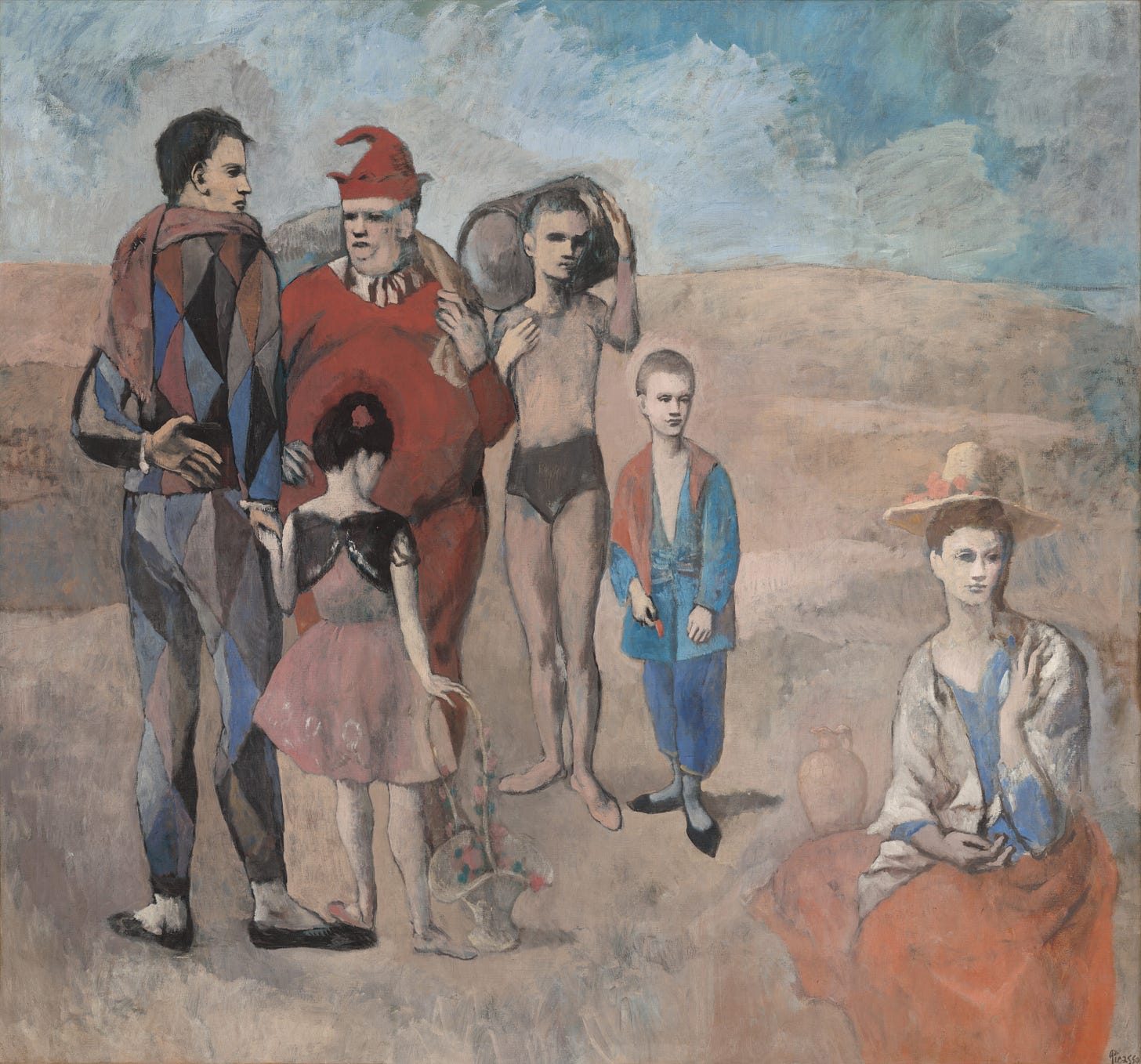 Pablo Picasso, Family of Saltimbanques, 1905 Pablo Picasso, Family of Saltimbanques, 1905