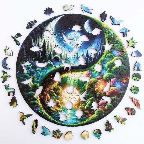 Leogor Nature's Balance Wooden Jigsaw Puzzle