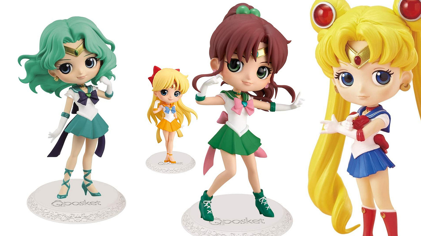 Sailor Moon Eternal Banpresto figures.