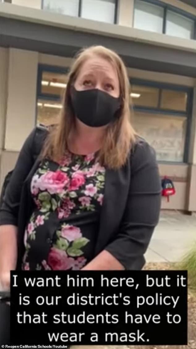 Williams tells Shawn that the little boy is welcome, but he must wear a face mask