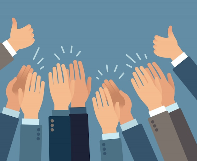 Applause. hands clapping applause gestures, congratulation audience appreciation success greeting approve concept | Premium Vector Applause. hands clapping applause gestures, congratulation audience appreciation success greeting approve concept | Premium Vector