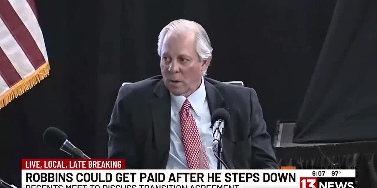 University of Arizona President Robert C. Robbins could get paid even after  he steps down