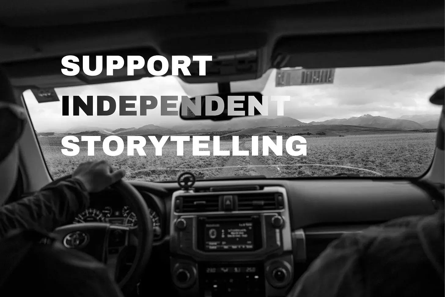Flylab: Support Independent Storytelling black and white photo of Chilean landscape. Flylab: Support Independent Storytelling black and white photo of Chilean landscape.