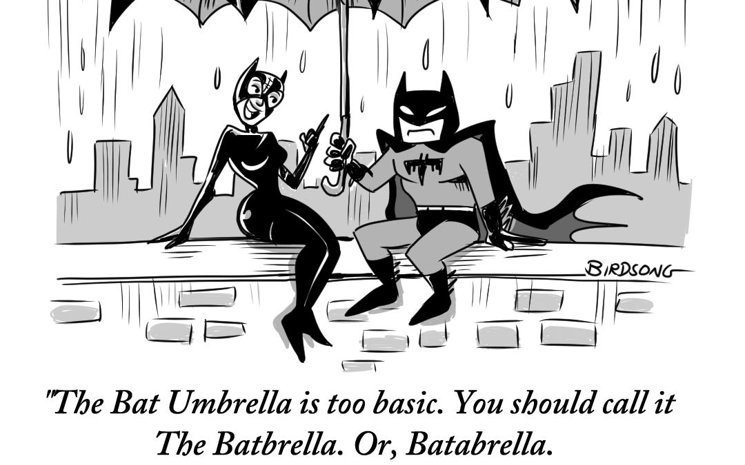 cute batman drawing