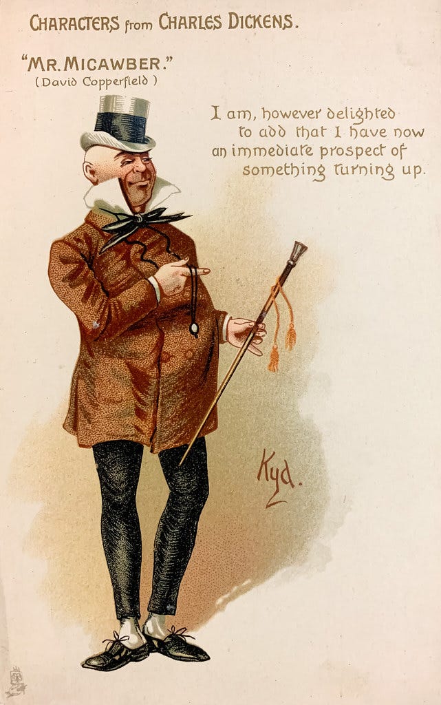 Mr. Micawber” (David Copperfield). Raphael Tuck & Sons Po… | Flickr
