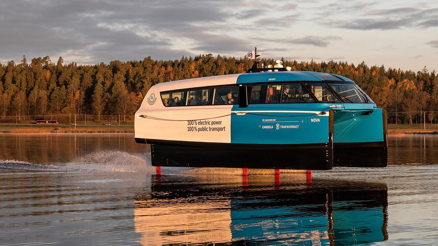 Un nuevo ferry revoluciona el transporte público en Estocolmo con  tecnología de hidroalas - Infobae