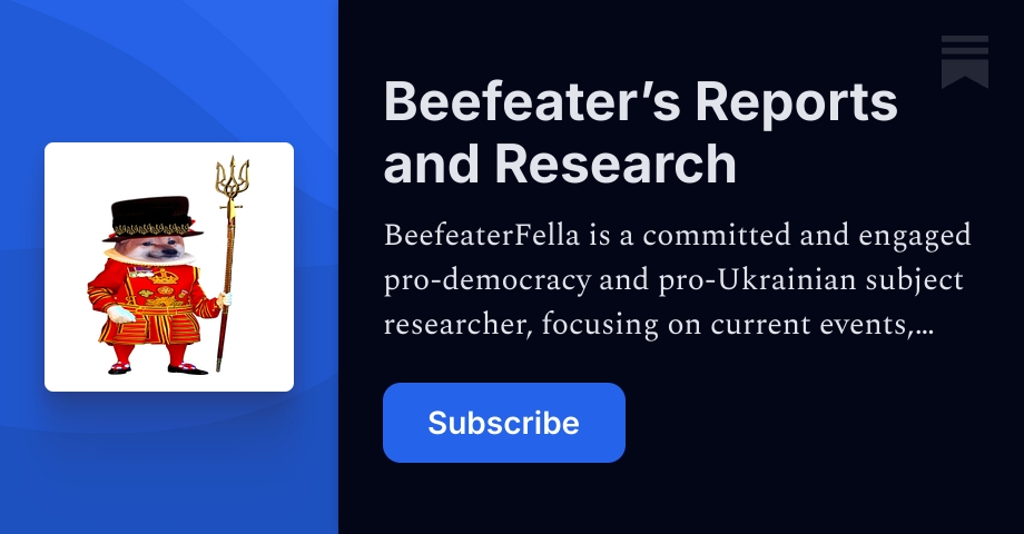 Beefeater’s Reports and Research | Substack