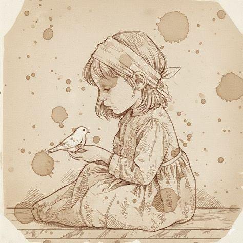 May be a doodle of child May be a doodle of child