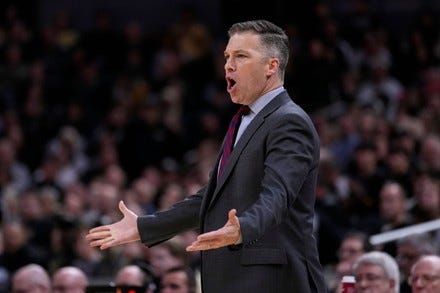 Davidson Head Coach Matt Mckillop Questions Editorial Stock Photo ...