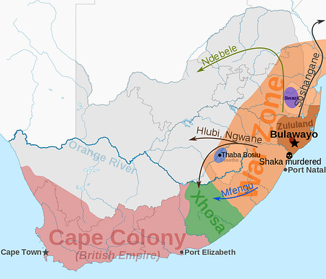 Zululand Maps, Movement Maps, Contemporary Maps