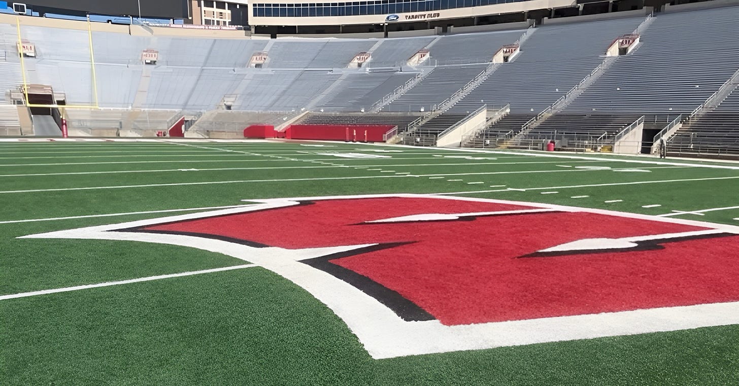 General view of the field at Camp Randall Stadium, home of the Wisconsin Badgers. Photo credit: Dillon Graff. General view of the field at Camp Randall Stadium, home of the Wisconsin Badgers. Photo credit: Dillon Graff.