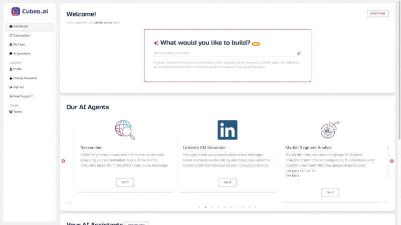 How to build an AI Assistant for Sales under a minute without coding