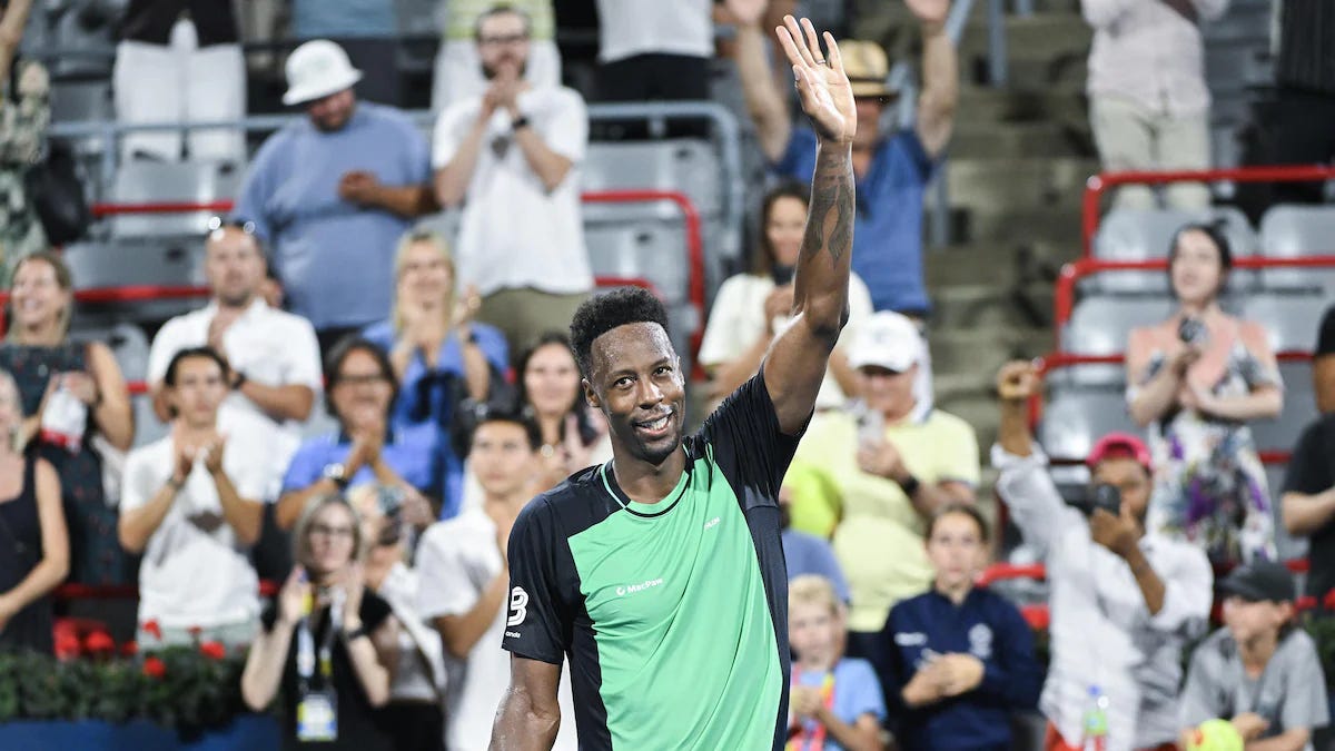 Après 15 participations au Masters 1000 canadien, Gaël Monfils fait ses adieux à Montréal. Photo : La Presse canadienne / Graham Hughes Après 15 participations au Masters 1000 canadien, Gaël Monfils fait ses adieux à Montréal. Photo : La Presse canadienne / Graham Hughes