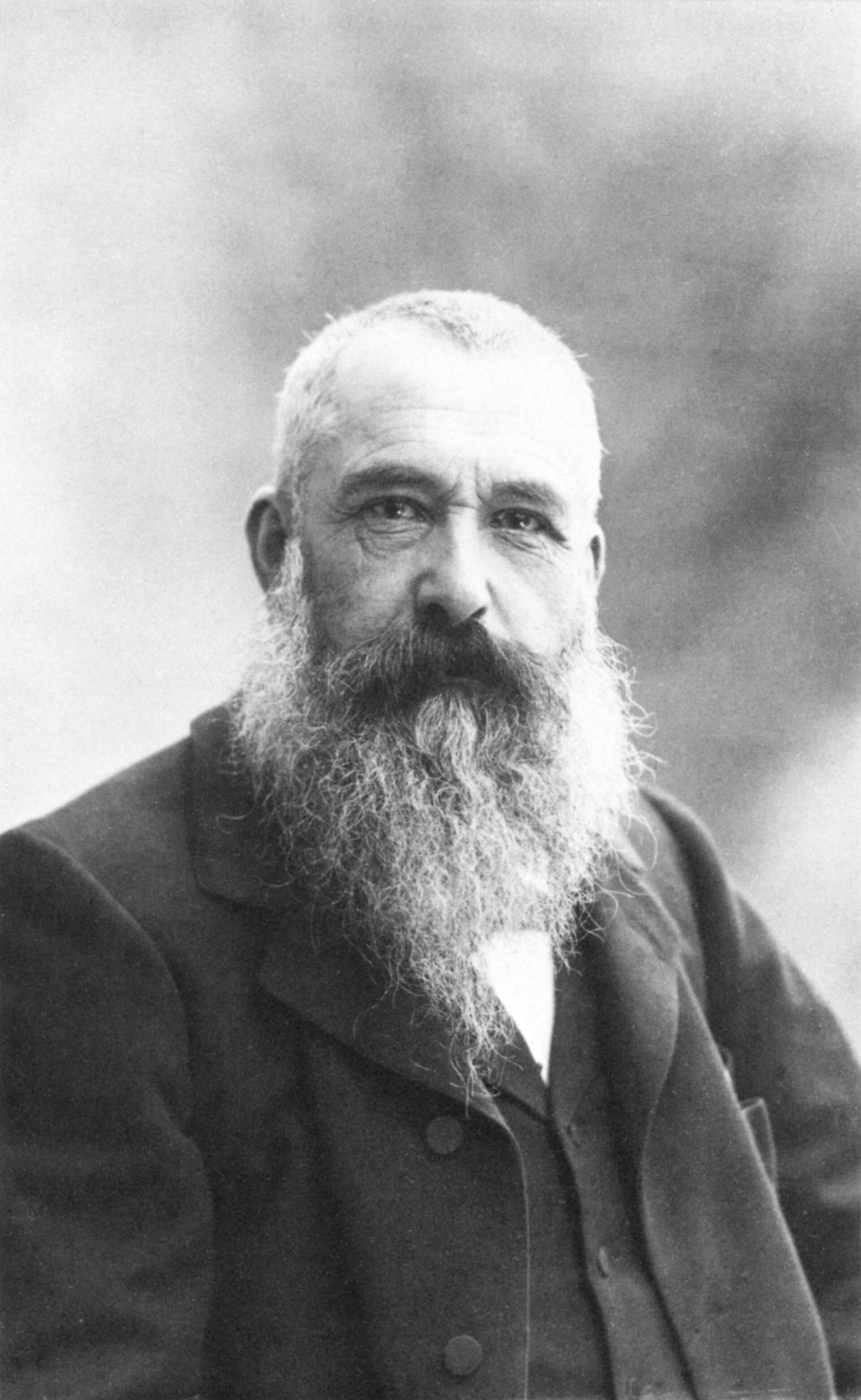 Claude Monet photographed by Nadar, 1899.